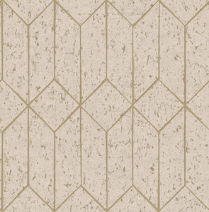 DL26702_Arber Geometric Cubes Stone Fine Decor Wallpaper