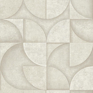 DL26747_Arber Geometric Circles Stone Fine Decor Wallpaper