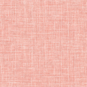 FD26355_Aura Crosshatch Linen Coral pink white Fine Decor Wallpaper
