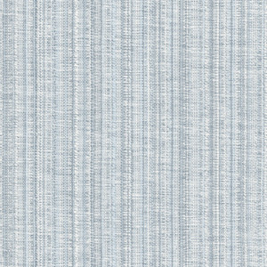 FD26656_Georgia Woven Stripe Blue Fine Decor Wallpaper