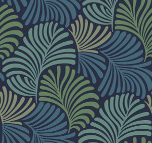 YK72125_Scott Living3 Woven, Texture Blue-Gray Mélange Fine Decor Wallpaper