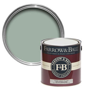 Farrow and Ball Paint -  750ml Modern Eggshell Pond Green No.G7