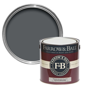Farrow and Ball Paint -  750ml Modern Eggshell Beetle Black No.G16