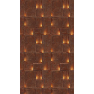 HZ62088M-Horizon Motif Brown Yellow Orange Galerie Mural