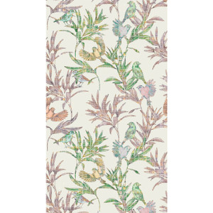 WH45245M-Welcome Home Murals Tree Leaf,Birds Multi-coloured, Cream, Pink Galerie Mural