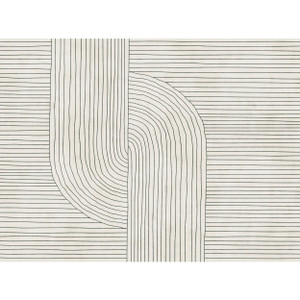 WH45260M-Welcome Home Murals Abstract Beige, Cream, Black Galerie Mural