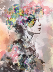 35897-Fashion Icon Fashion Icon Mural Multi-coloured Galerie Mural