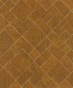 35513-Odyssey Tile Brick Stone Gold Galerie Wallpaper