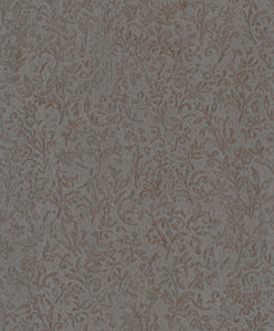 35534-Odyssey Floral Grey Copper Galerie Wallpaper