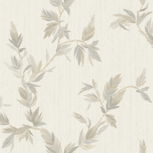 35913-Ornamenta Tree Leaf Beige Cream Galerie Wallpaper