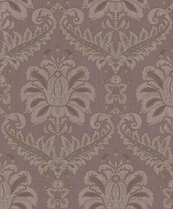 35928-Ornamenta Damask Purple Gold Galerie Wallpaper