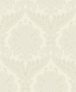 35930-Ornamenta Damask Cream Galerie Wallpaper