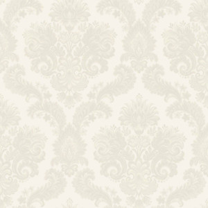 35940-Ornamenta Damask Cream Galerie Wallpaper