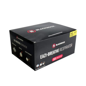 Blackrock Eazi-Breathe FFP2 Fold Flat Respirator - pack 20
