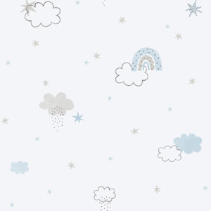 288-2 - Bambino Rainbow Blue Grey Galerie Wallpaper