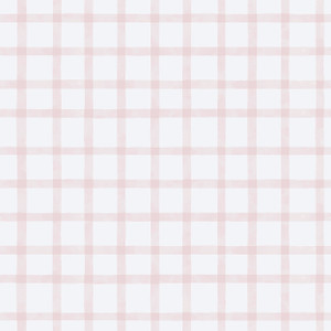 290-1 - Bambino Watercolour Checks Pink Galerie Wallpaper