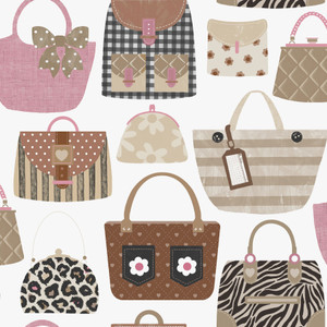 G78582 - Kids and Teens Purses Beige Bronze Brown Pink Galerie Wallpaper