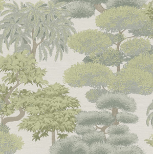 HV41079 - Havana 2 Motif Green Bronze Brown Galerie Wallpaper