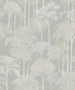 HV41082 - Havana 2 Motif Cream Green Galerie Wallpaper