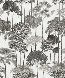 HV41085 - Havana 2 Motif Black Silver Grey Galerie Wallpaper