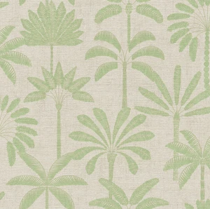 HV41087 - Havana 2 Motif Green Beige Galerie Wallpaper