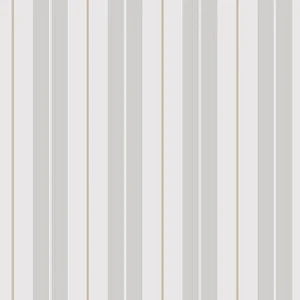 9815-3 - Essential Stripes POLO STRIPE Silver Grey Beige Galerie Wallpaper