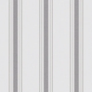 9810-3 - Essential Stripes LANE STRIPE Black Silver Grey Galerie Wallpaper