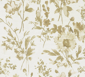 CL65225 - Cosmo Living Petal Poetry - Unfold Gold Galerie Wallpaper