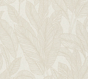 CL65241 - Cosmo Living Golden Fern - Glow Beige Silver Grey Galerie Wallpaper