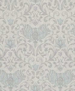 35147 - City Romance Floral Silver Grey Galerie Wallpaper