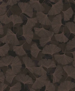 35779 - Boho Fine Linen Floral Bronze Brown Orange Galerie Wallpaper