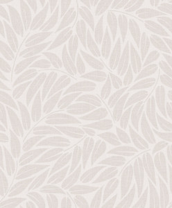 35794 - Boho Fine Linen Floral Beige Silver Grey Galerie Wallpaper