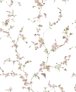 8335 - Blooming Garden Fiorellino Edra Pink Green Galerie Wallpaper