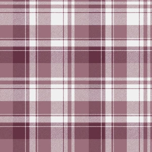 8389 - Blooming Garden Tartan Garden Red Galerie Wallpaper