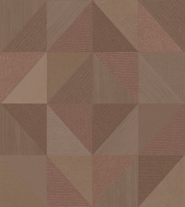 IT32418 - Italian Textures 4 Geometrico Congo Red Bronze Brown Galerie Wallpaper