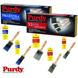 Purdy Monarch Elite Pro Extra 5pce Synthetic Bristle Paint Brush Set ME3PEDUO
