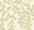 1838 Wallcoverings 1601-104-03 - Rosemore Small Leaf Trail Neutral 1838 Wallpaper - shown in room setting