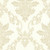 1838 Wallcoverings 1601-106-03 - Rosemore Damask Striped Cream 1838 Wallpaper roll - luxury design for UK feature walls
