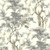 1838 Wallcoverings 1602-100-04 - Avington Trees Blossoms Grey Linen 1838 Wallpaper roll - luxury design for UK feature walls