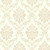 1838 Wallcoverings 1602-104-01 - Avington Mid-Scale Damask Neutral Cream 1838 Wallpaper roll - luxury design for UK feature walls