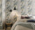 1838 Wallcoverings 1804-116-06 - Aurora Floral Grey White 1838 Wallpaper roll - luxury design for UK feature walls