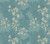 1838 Wallcoverings 1804-117-03 - Aurora Floral Hummingbirds Teal 1838 Wallpaper roll - luxury design for UK feature walls