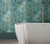 1838 Wallcoverings 1804-118-02 - Aurora Woodlands Teal Silver Green 1838 Wallpaper - shown in room setting