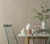 1838 Wallcoverings 1804-121-03 - Aurora Interlocking pebbles Rose Gold 1838 Wallpaper - shown in room setting