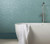 1838 Wallcoverings 1804-121-04 - Aurora Interlocking pebbles Teal Seafoam 1838 Wallpaper - shown in room setting