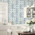 Galerie CK36621 - Kitchen Style 3 Ceramic Tiles Blue White Galerie Wallpaper - shown in room setting