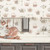 Galerie CK36635 - Kitchen Style 3 Teapots Kettle Teaspoons Blue Galerie Wallpaper - shown in room setting