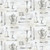 Galerie KE29939 - Kitchen Style 3 Sketched Cutlery Black White Galerie Wallpaper roll - luxury design for UK feature walls