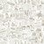 FH37500 - Homestyle Newspaper Clippings Neutral Beige Galerie Wallpaper