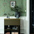 Galerie 33010 - Apelviken Leafy Vines Blossom Green/pink Galerie Wallpaper - shown in room setting